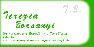 terezia borsanyi business card